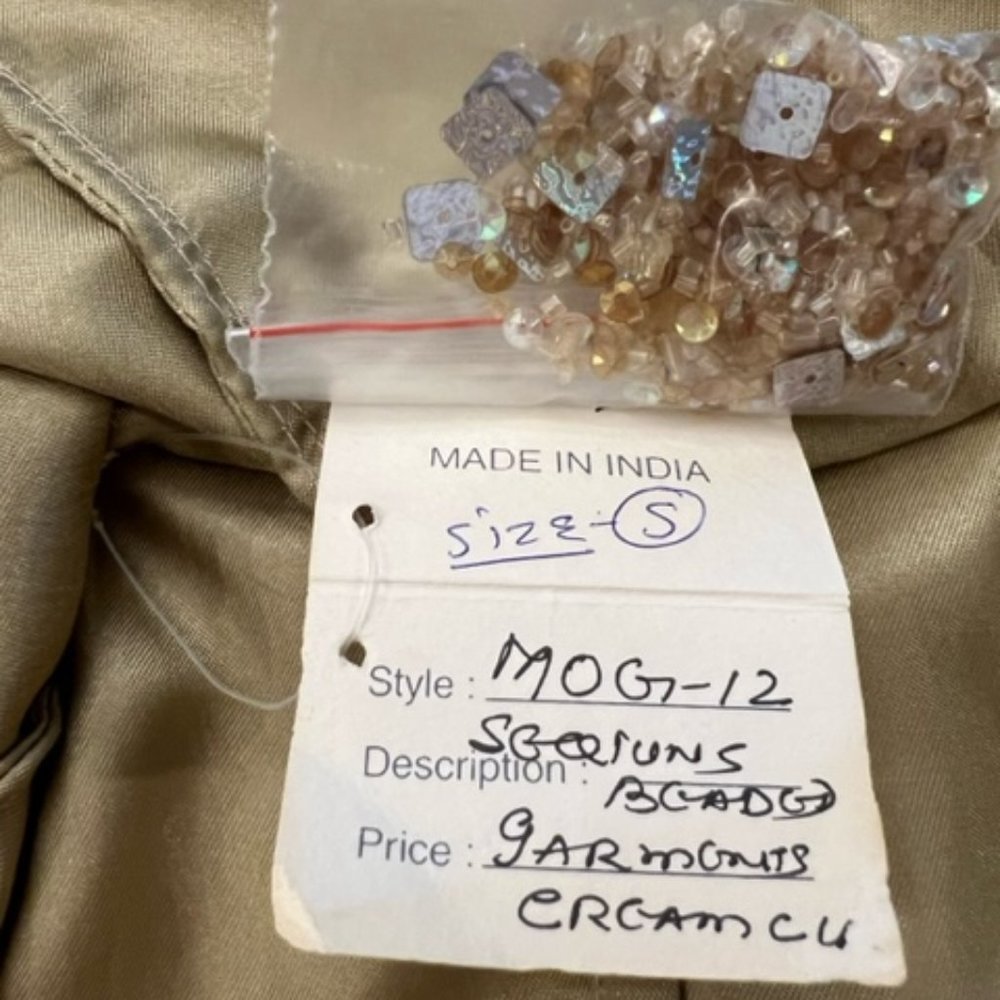 K.C.‎ Malhan Sequined Beaded Sleeveless Small Top Gorgeous! Dressy BOHO CITY - Picture 11 of 11